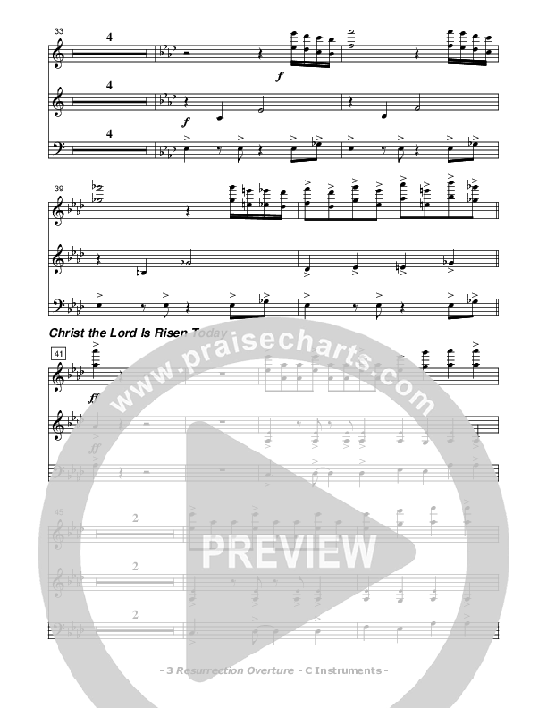 Resurrection Overture C Instruments (Don Chapman)