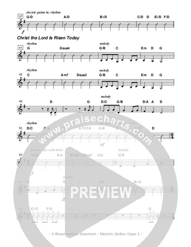 Resurrection Overture Guitar (Don Chapman)