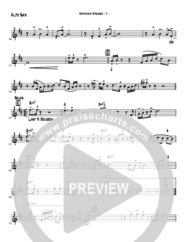 Wayfaring Stranger (Instrumental) Alto Sax (Brad Henderson)