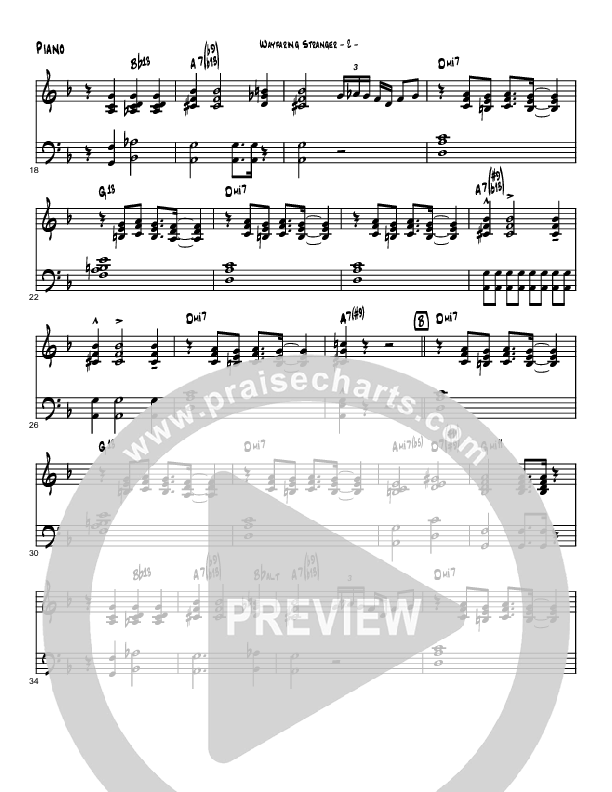 Wayfaring Stranger (Instrumental) Piano Sheet (Brad Henderson)