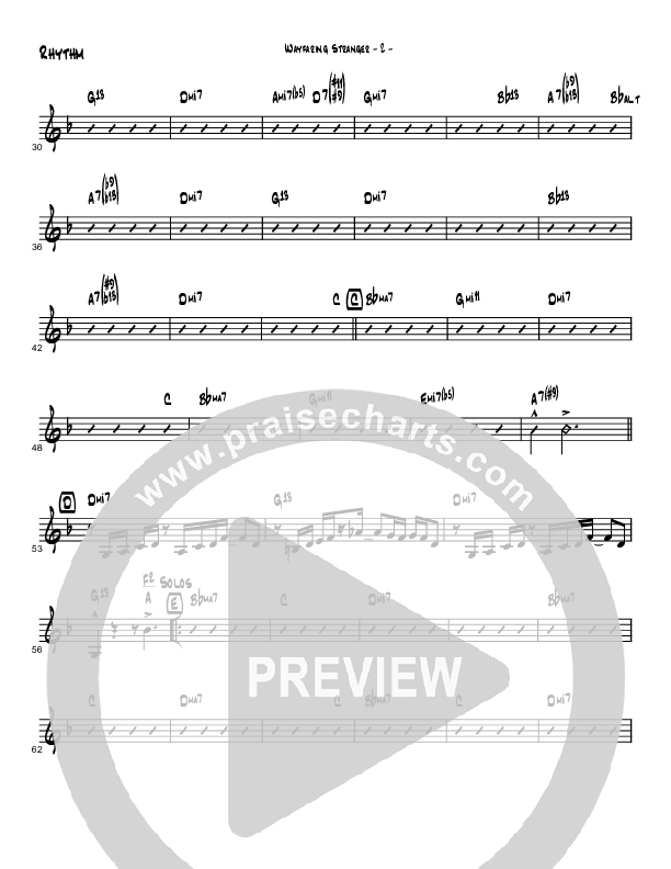 Wayfaring Stranger (Instrumental) Rhythm Chart (Brad Henderson)