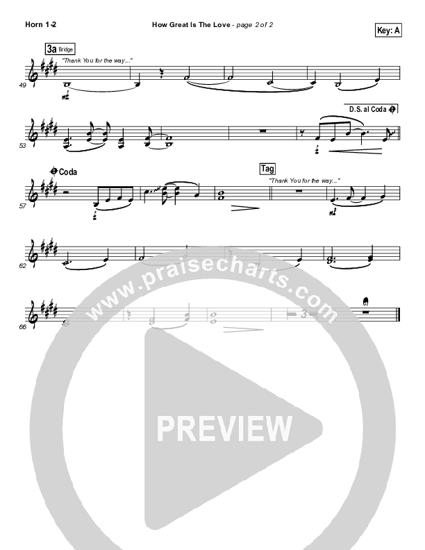 How Great Is The Love Brass Pack (Paul Baloche)