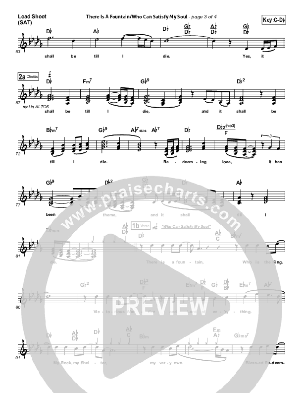 Who Can Satisfy My Soul Like You Lead Sheet (Dennis Jernigan)