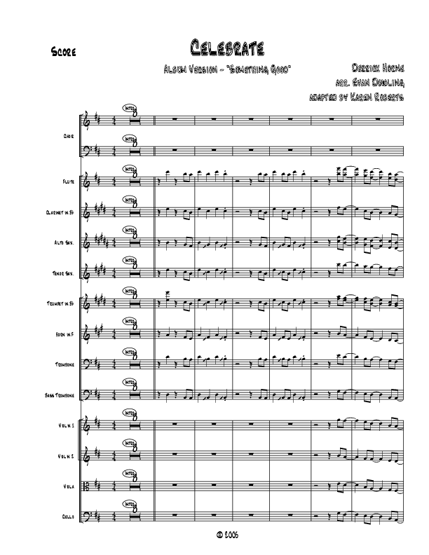 Celebrate Conductor's Score (Westover Hills Music)