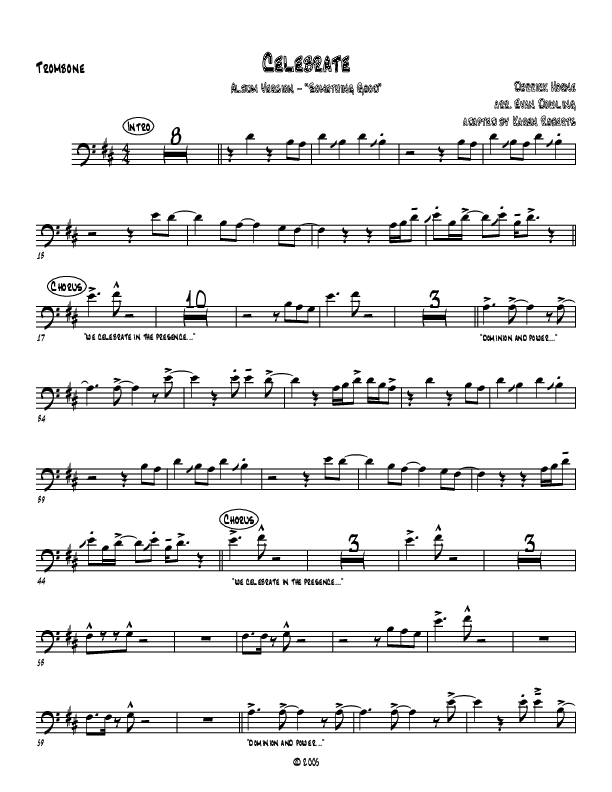 Celebrate Trombone (Westover Hills Music)