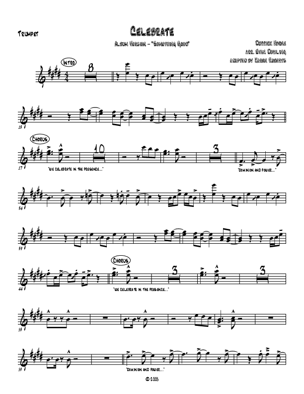 Celebrate Trumpet (Westover Hills Music)