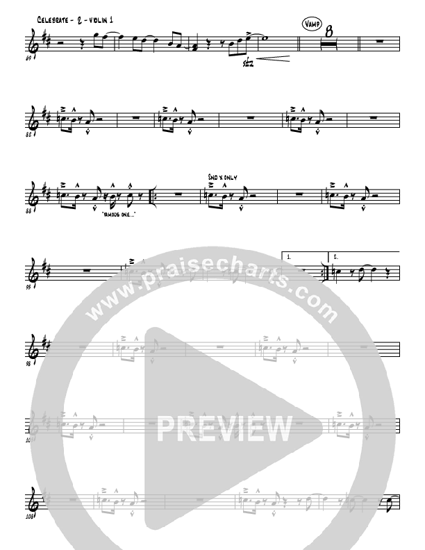 Celebrate Violin 1 (Westover Hills Music)