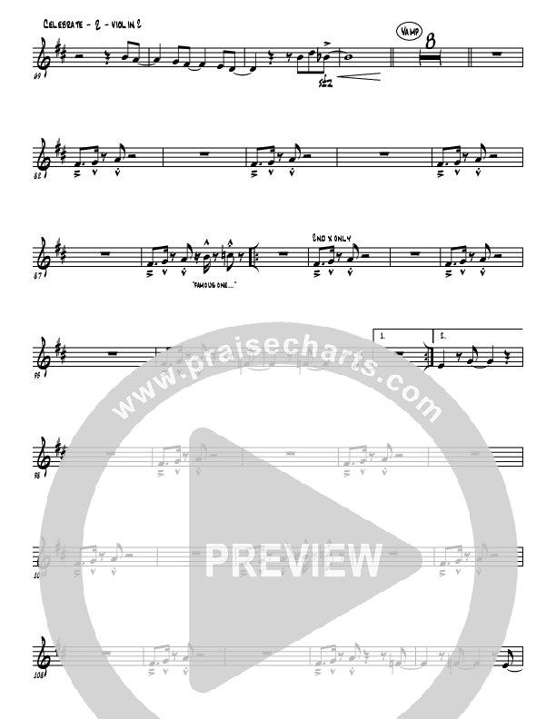 Celebrate Violin 2 (Westover Hills Music)