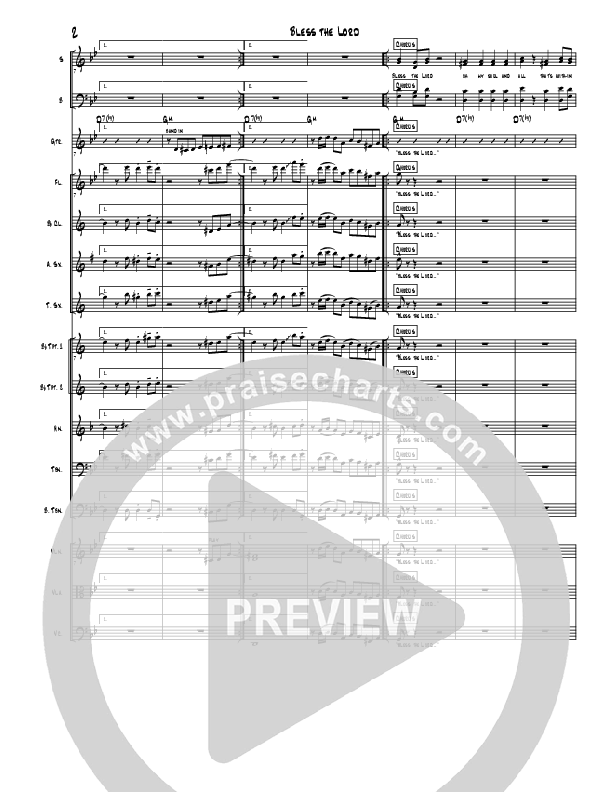 Bless The Lord Orchestration (Westover Hills Music)