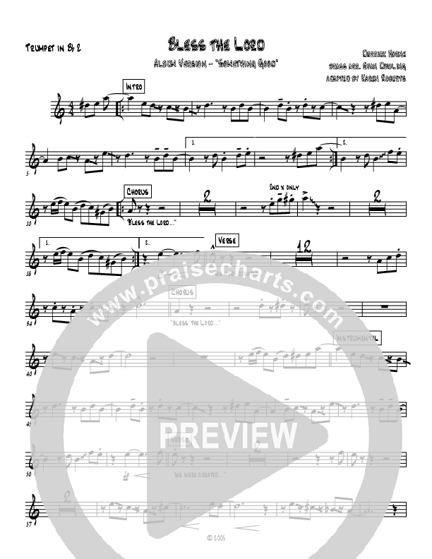 Bless The Lord Trumpet 2 (Westover Hills Music)