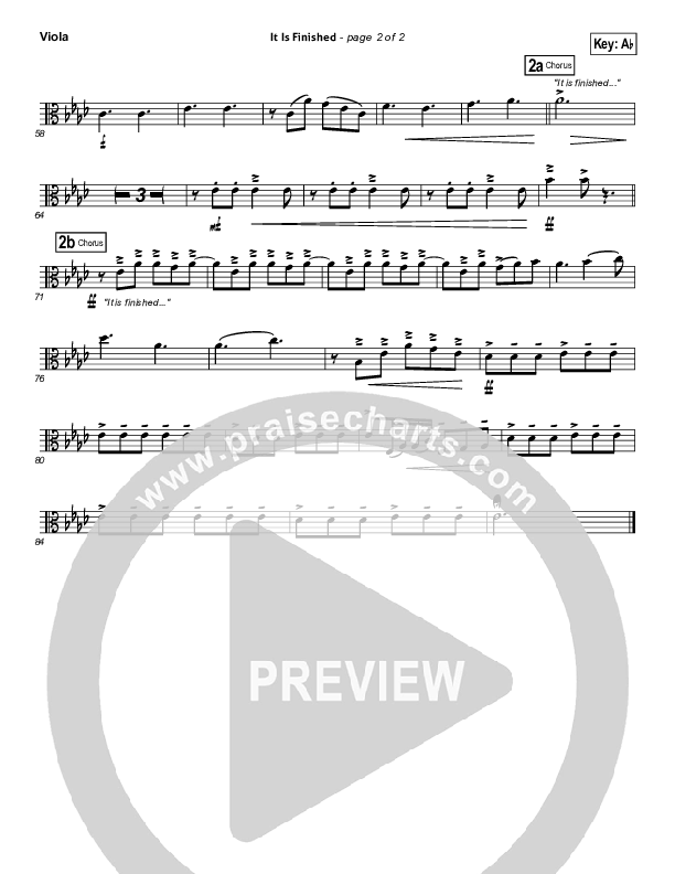 It Is Finished Viola (Matt Papa)