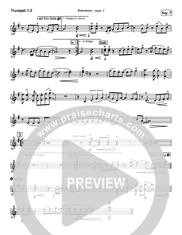 Evermore Trumpet 1,2 (Hillsong Worship)