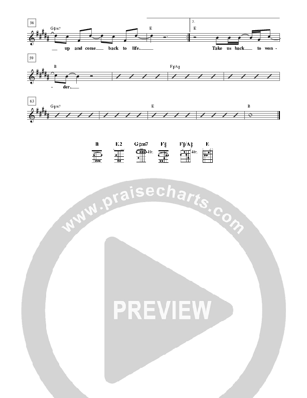 Dry Bones Lead Sheet (New Life Worship)