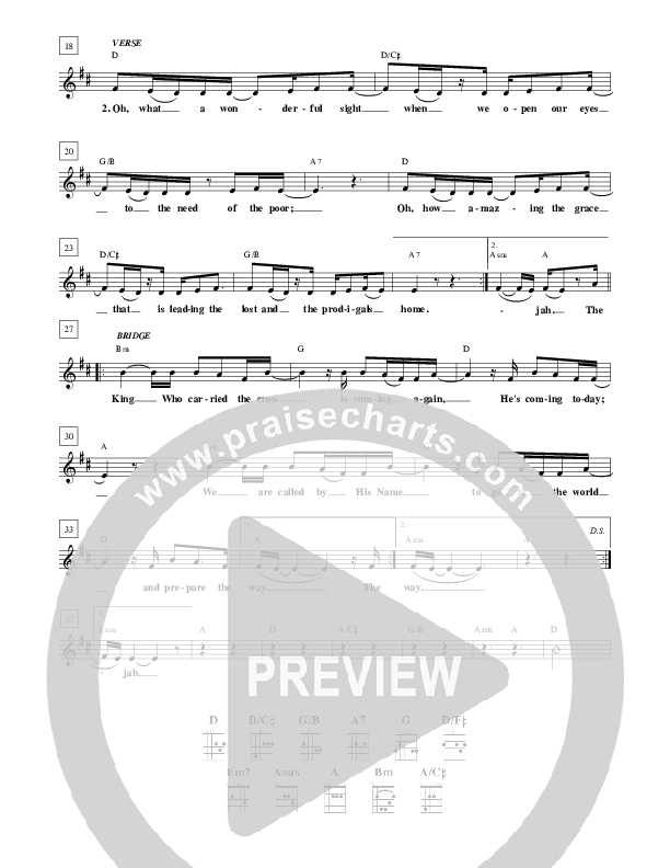 Sing Hallelujah Lead Sheet (New Life Worship)