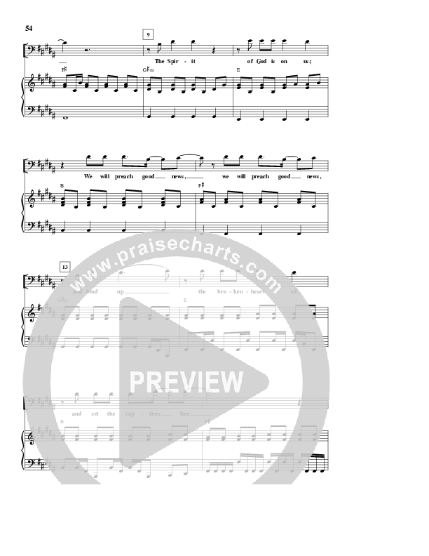 Captives Free Piano/Vocal (New Life Worship)