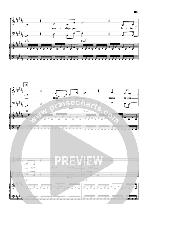 God Be Praised (with Our God Reigns) Piano/Vocal (New Life Worship)