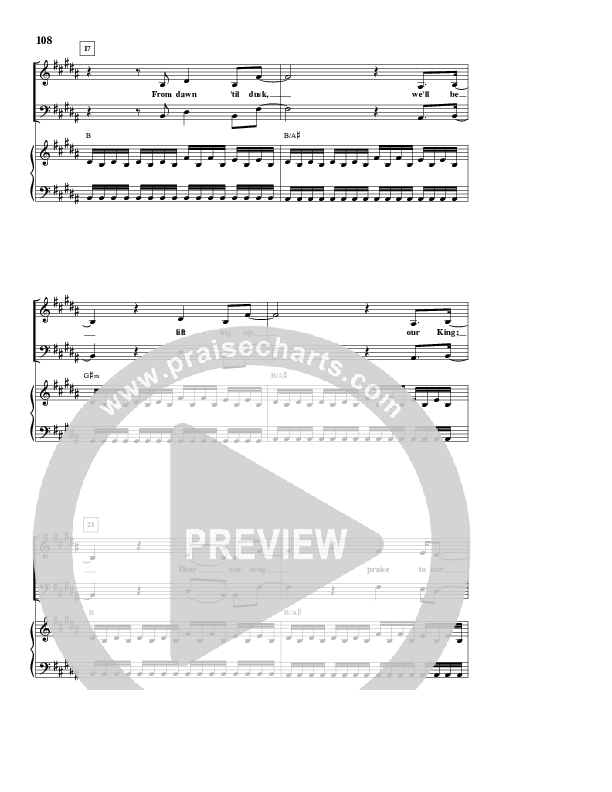 God Be Praised (with Our God Reigns) Piano/Vocal (New Life Worship)