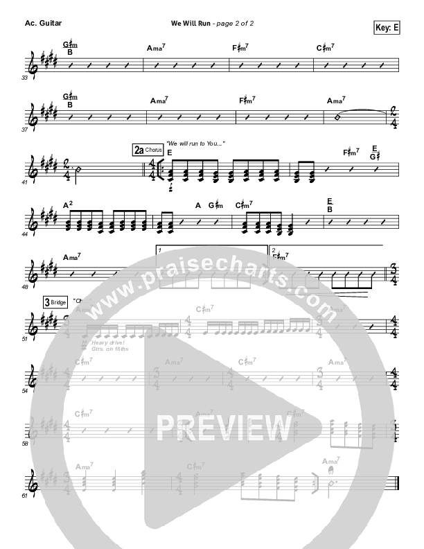 We Will Run Acoustic Guitar (Gungor)