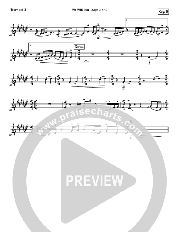 We Will Run Trumpet 3 (Gungor)