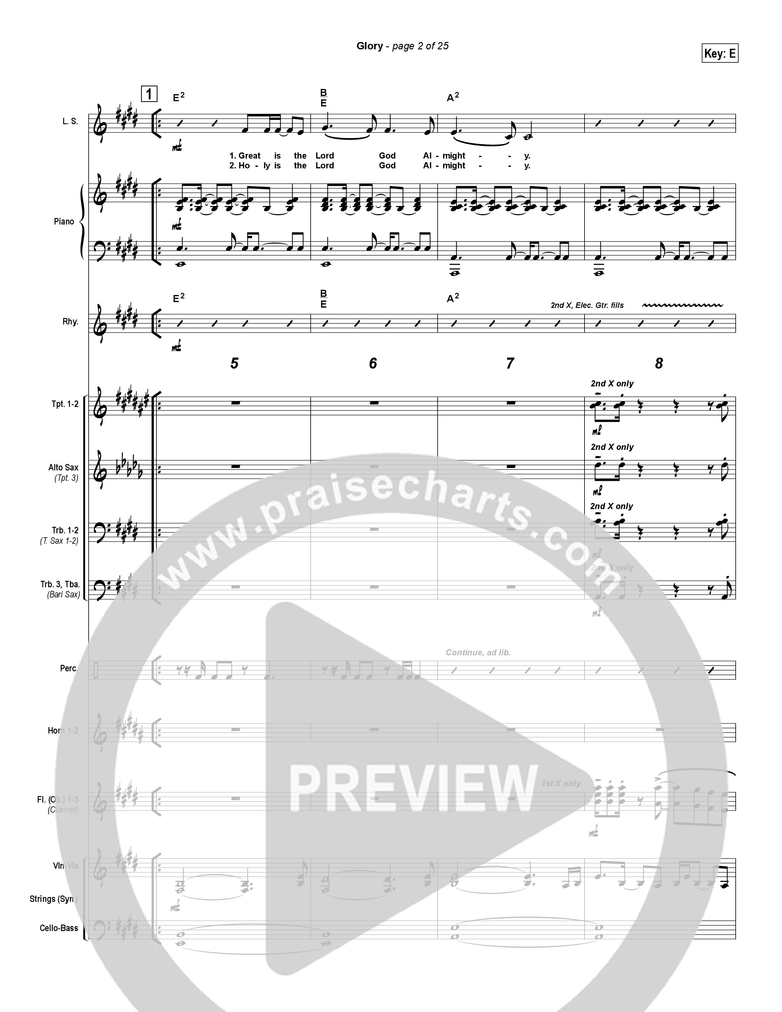 Glory Orchestration (Hillsong Worship)