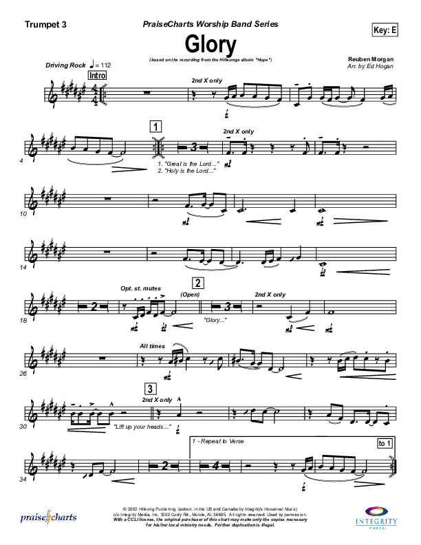 Glory Trumpet 3 (Hillsong Worship)