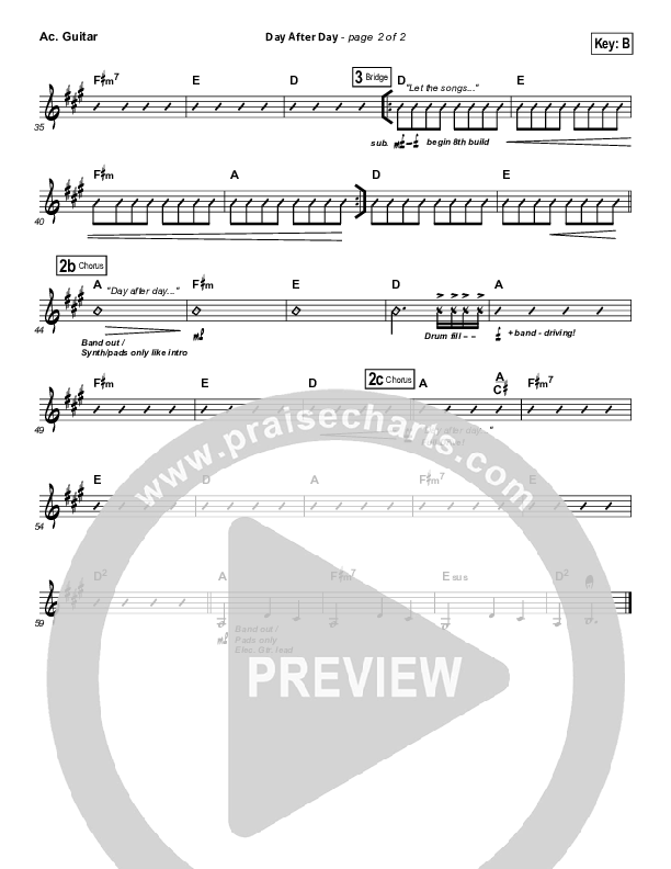 Day After Day Acoustic Guitar (Kristian Stanfill)