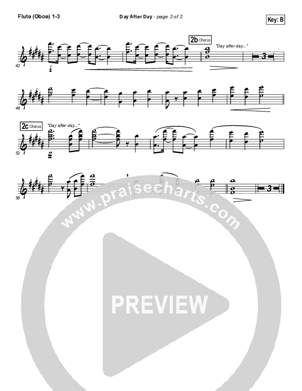 Day After Day Flute/Oboe 1/2/3 (Kristian Stanfill)