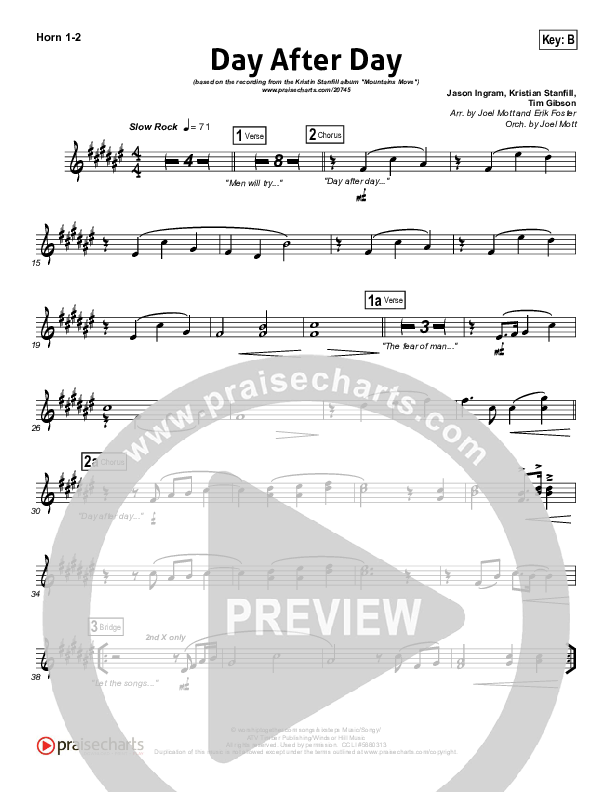 Day After Day Brass Pack (Kristian Stanfill)