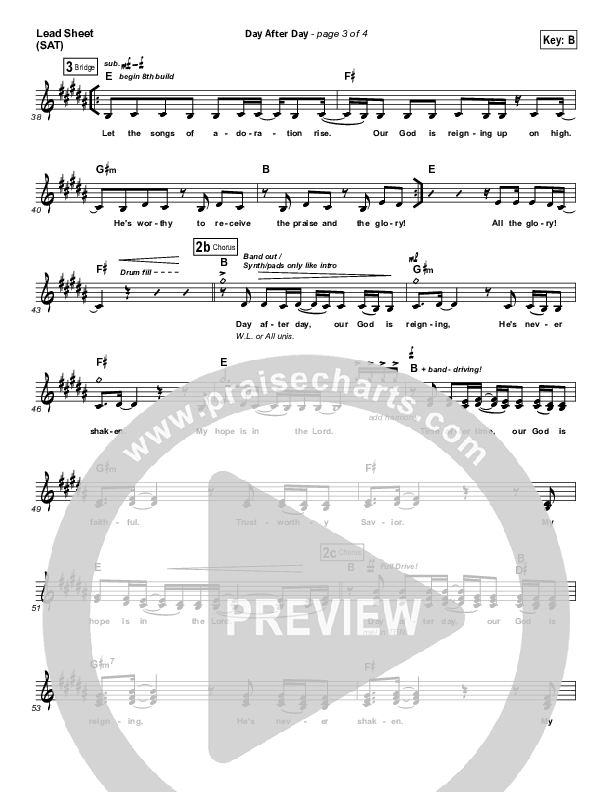 Day After Day Lead Sheet (SAT) (Kristian Stanfill)