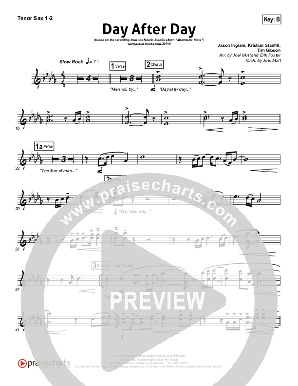 Day After Day Tenor Sax 1/2 (Kristian Stanfill)