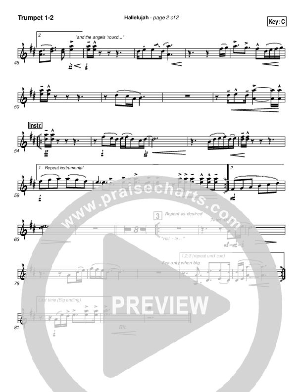 Hallelujah Trumpet 1,2 (Hillsong Worship)