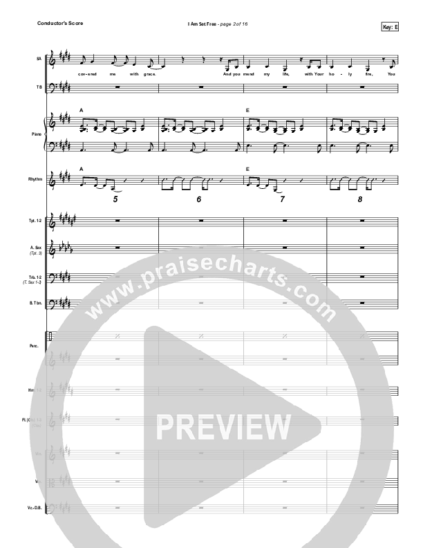 I Am Set Free Orchestration (All Sons & Daughters)