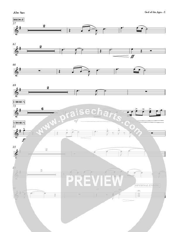 God Of The Ages Alto Sax (Charles Billingsley / Red Tie Music)