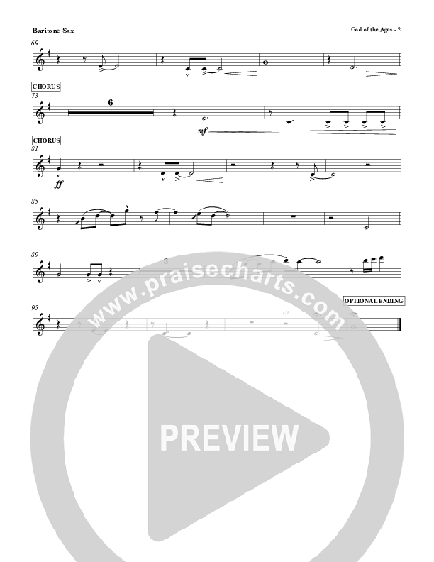 God Of The Ages Bari Sax (Charles Billingsley / Red Tie Music)