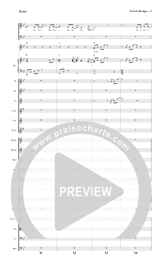 God Of The Ages Conductor's Score (Charles Billingsley / Red Tie Music)