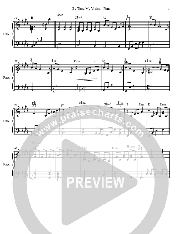 Be Thou My Vision (Will You Guide Me) Piano Sheet (Charles Billingsley / Red Tie Music)