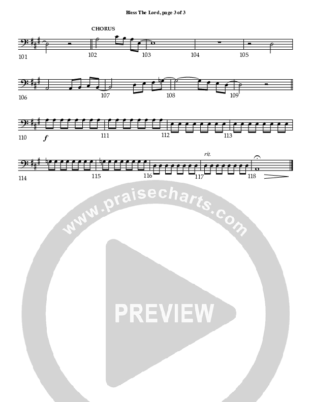 Bless The Lord Cello (Charles Billingsley / Red Tie Music)