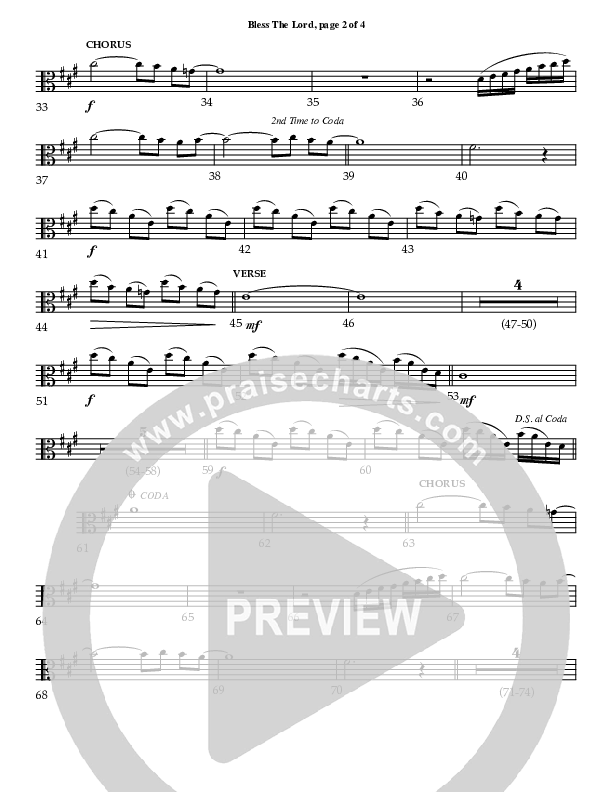 Bless The Lord Viola (Charles Billingsley / Red Tie Music)