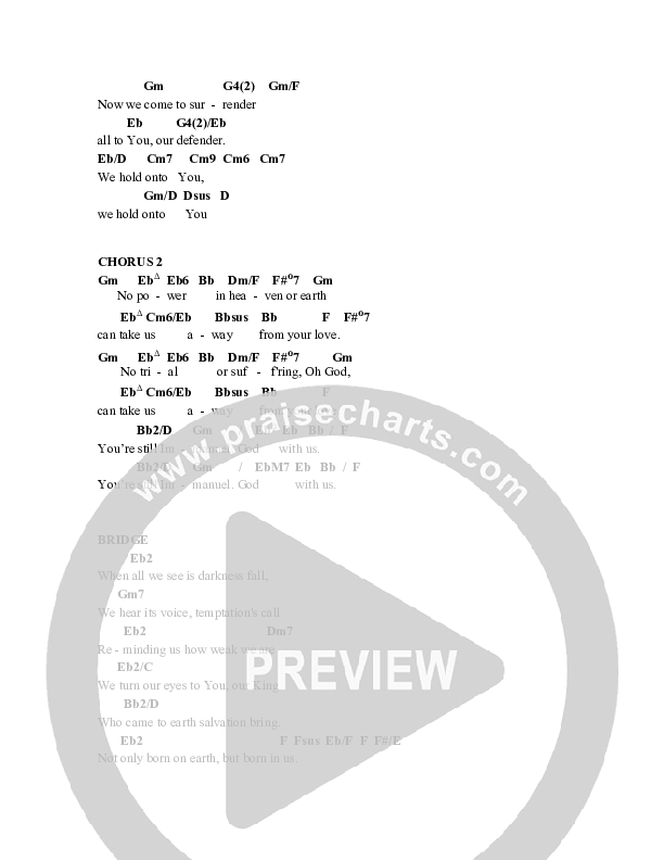Immanuel Chords & Lyrics (Charles Billingsley / Red Tie Music)