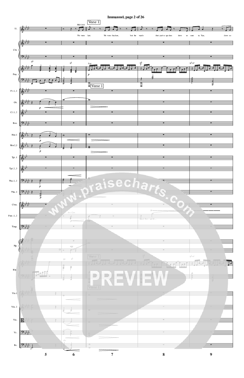 Immanuel Orchestration (Charles Billingsley / Red Tie Music)