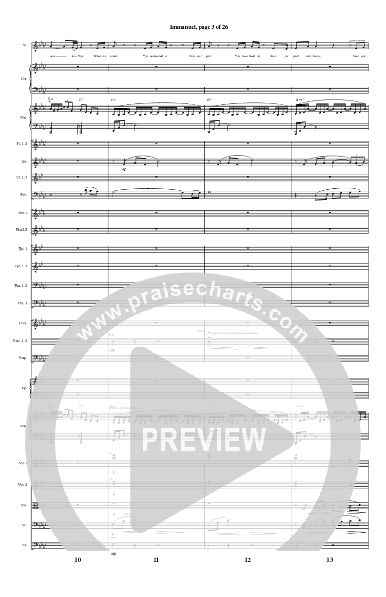 Immanuel Conductor's Score (Charles Billingsley / Red Tie Music)