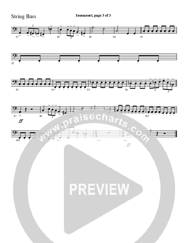 Immanuel Double Bass (Charles Billingsley / Red Tie Music)