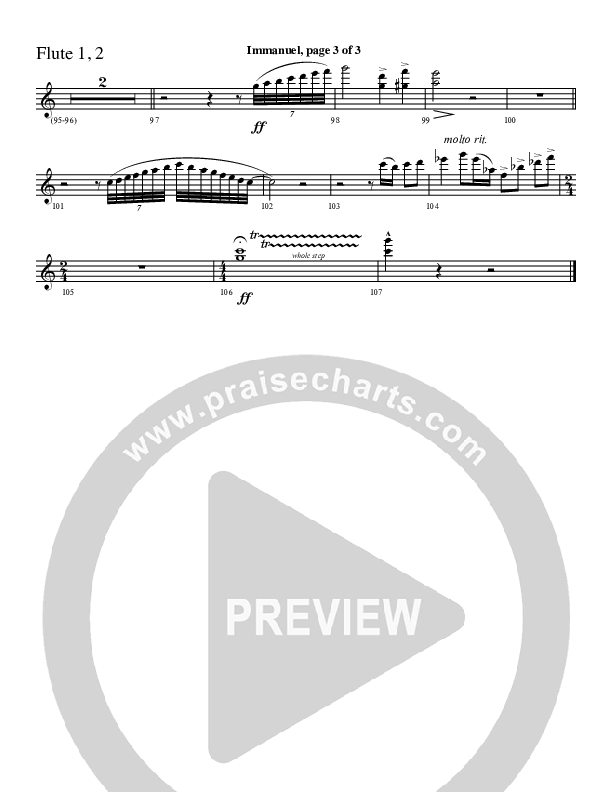 Immanuel Flute 1/2 (Charles Billingsley / Red Tie Music)