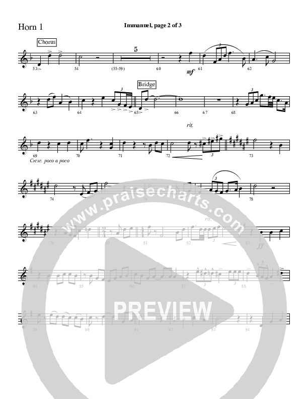 Immanuel French Horn 1 (Charles Billingsley / Red Tie Music)