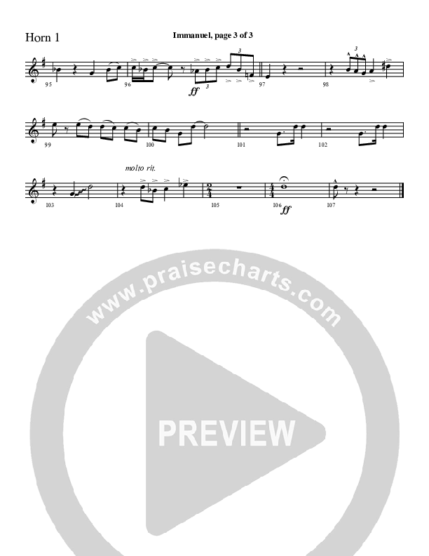 Immanuel French Horn 1 (Charles Billingsley / Red Tie Music)