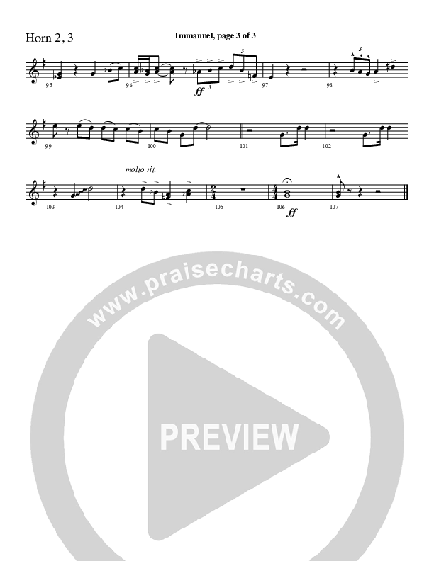 Immanuel French Horn 2 (Charles Billingsley / Red Tie Music)