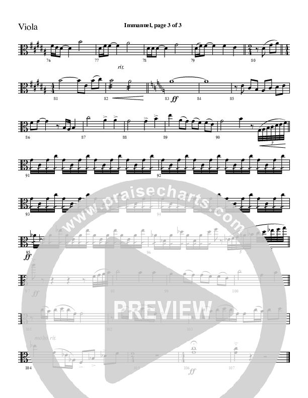 Immanuel Viola (Charles Billingsley / Red Tie Music)