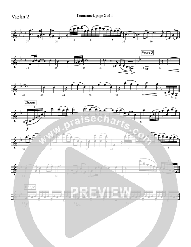 Immanuel Violin 2 (Charles Billingsley / Red Tie Music)