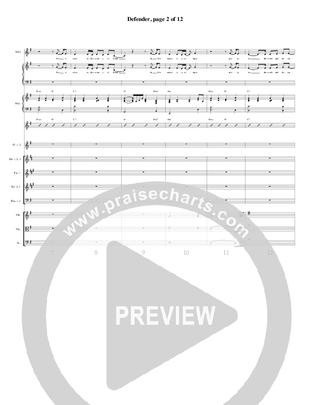 Defender Conductor's Score (Red Tie Music)