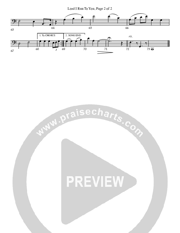 Lord I Run To You Cello (Charles Billingsley)